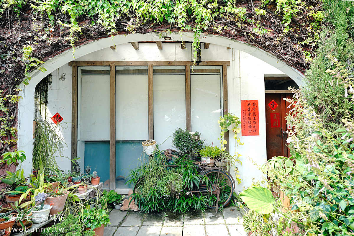 彰化景點「田尾綠海咖啡」田尾花園公路最美庭園咖啡廳，白色地中海風建築超浪漫 @兔兒毛毛姊妹花