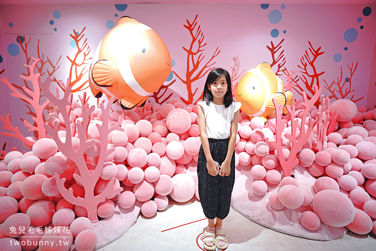 澎湖景點》丑丑館～粉紅海底世界、超萌小丑魚太好拍～澎湖全新免門票美拍室內景點!! @兔兒毛毛姊妹花