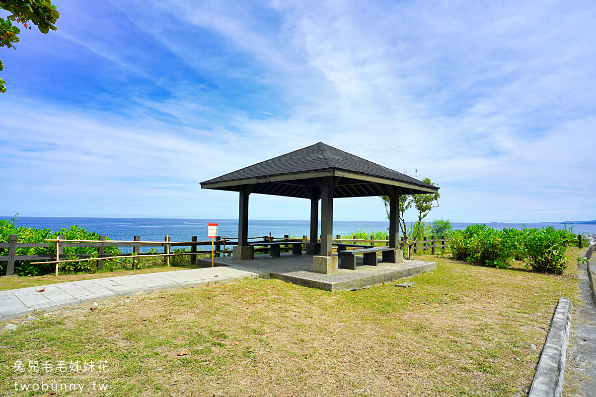 台東免費景點》齒草橋休憩區～台11線免費看海秘境!! 東海岸大地藝術節四葉草竹屋 @兔兒毛毛姊妹花