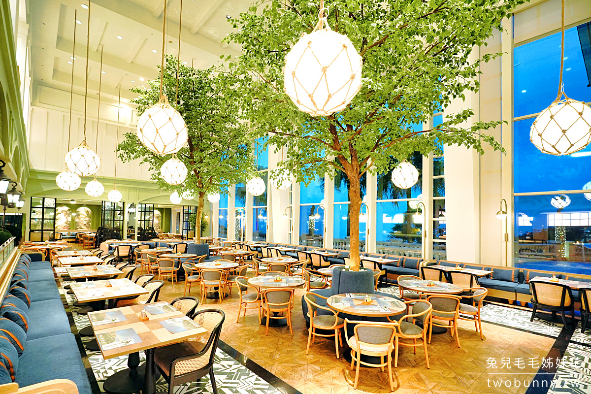 【英倫西餐廳自助餐】花蓮飯店吃到飽推薦！遠雄悅來晚餐Buffet、海景餐廳完整攻略 @兔兒毛毛姊妹花