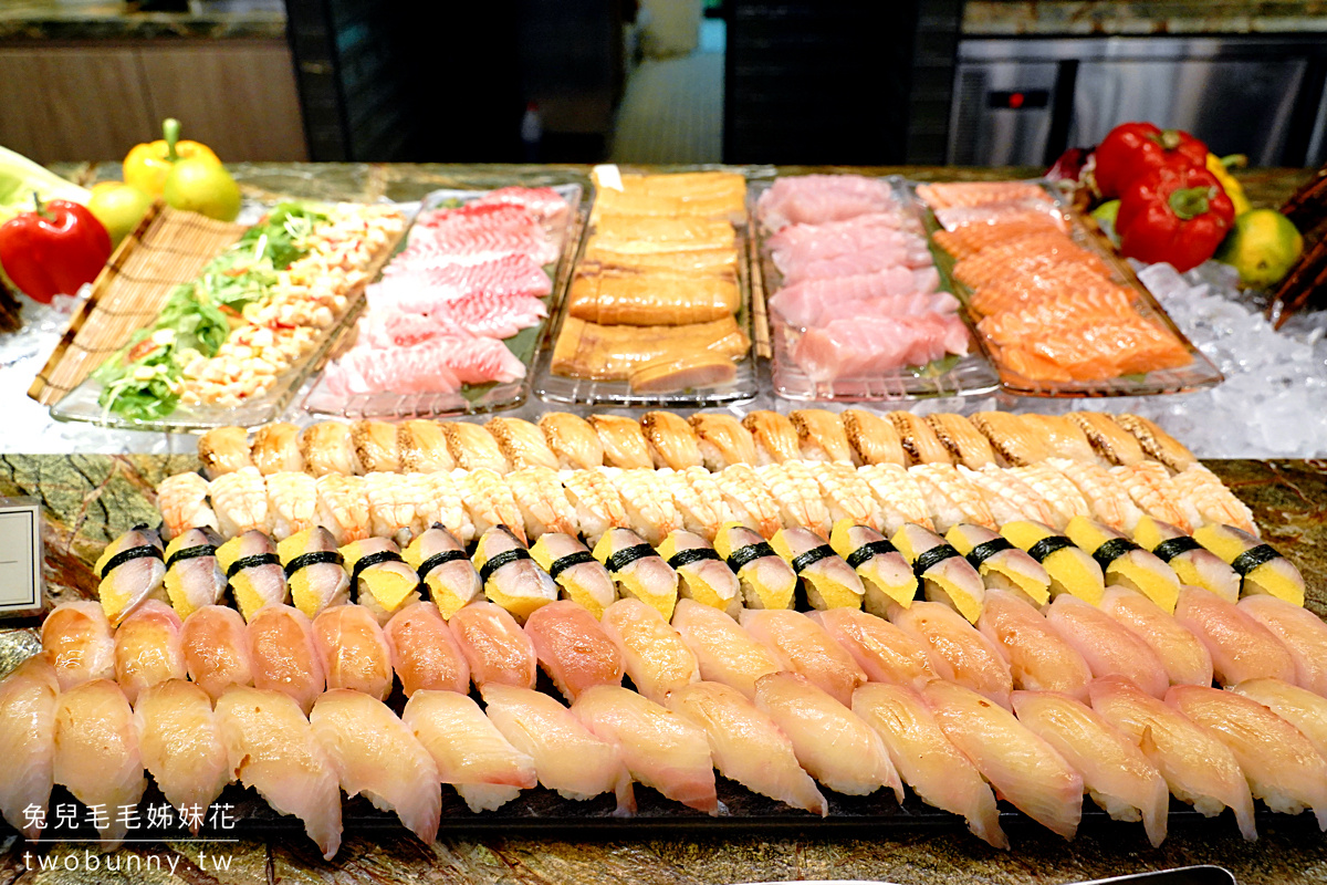 【英倫西餐廳自助餐】花蓮飯店吃到飽推薦！遠雄悅來晚餐Buffet、海景餐廳完整攻略 @兔兒毛毛姊妹花