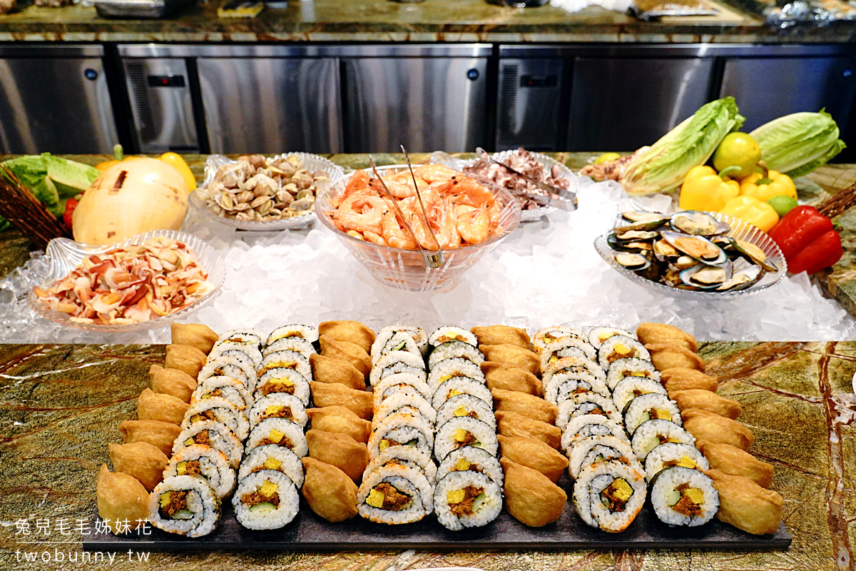 【英倫西餐廳自助餐】花蓮飯店吃到飽推薦！遠雄悅來晚餐Buffet、海景餐廳完整攻略 @兔兒毛毛姊妹花