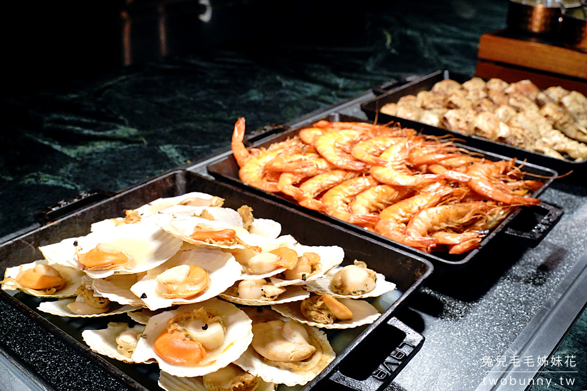 【英倫西餐廳自助餐】花蓮飯店吃到飽推薦！遠雄悅來晚餐Buffet、海景餐廳完整攻略 @兔兒毛毛姊妹花