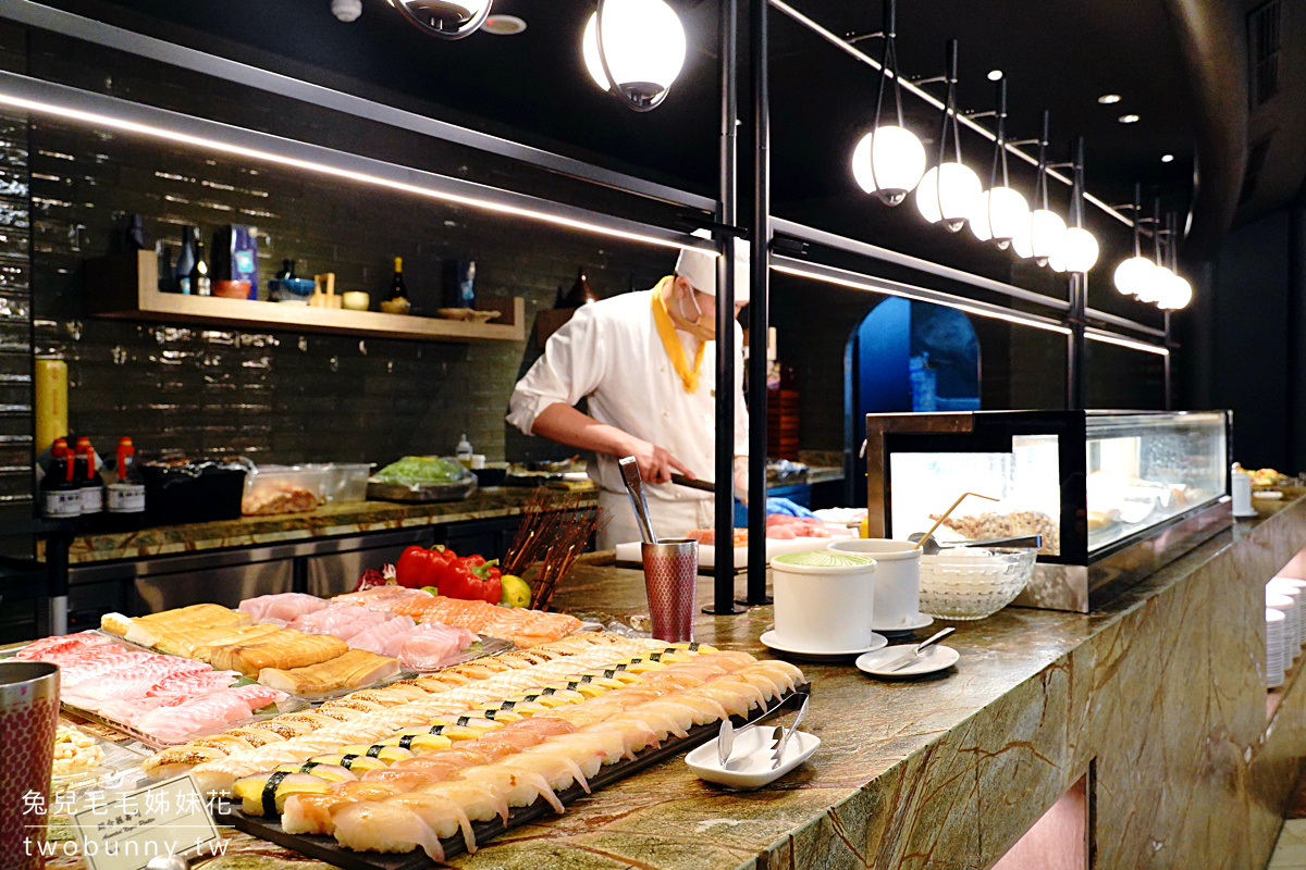 【英倫西餐廳自助餐】花蓮飯店吃到飽推薦！遠雄悅來晚餐Buffet、海景餐廳完整攻略 @兔兒毛毛姊妹花