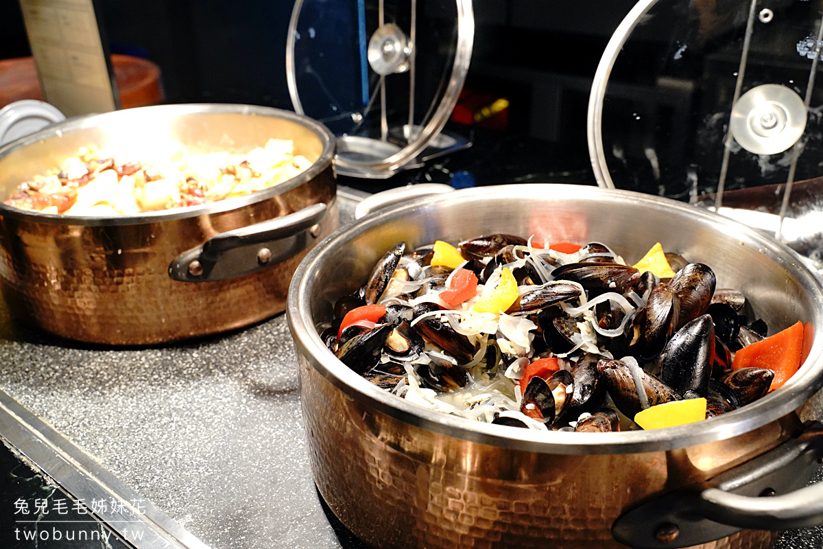 【英倫西餐廳自助餐】花蓮飯店吃到飽推薦！遠雄悅來晚餐Buffet、海景餐廳完整攻略 @兔兒毛毛姊妹花