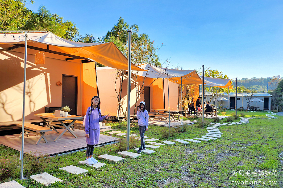 【葉子祕境】南投埔里住宿推薦｜森林 Villa 偽露營、小木屋、一泊二食，親近大自然又舒適 @兔兒毛毛姊妹花