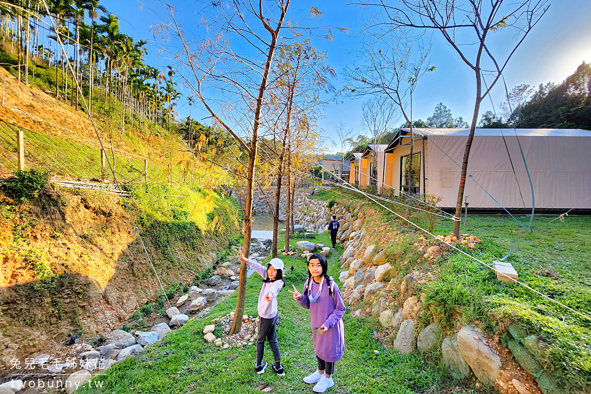 【葉子祕境】南投埔里住宿推薦｜森林 Villa 偽露營、小木屋、一泊二食，親近大自然又舒適 @兔兒毛毛姊妹花