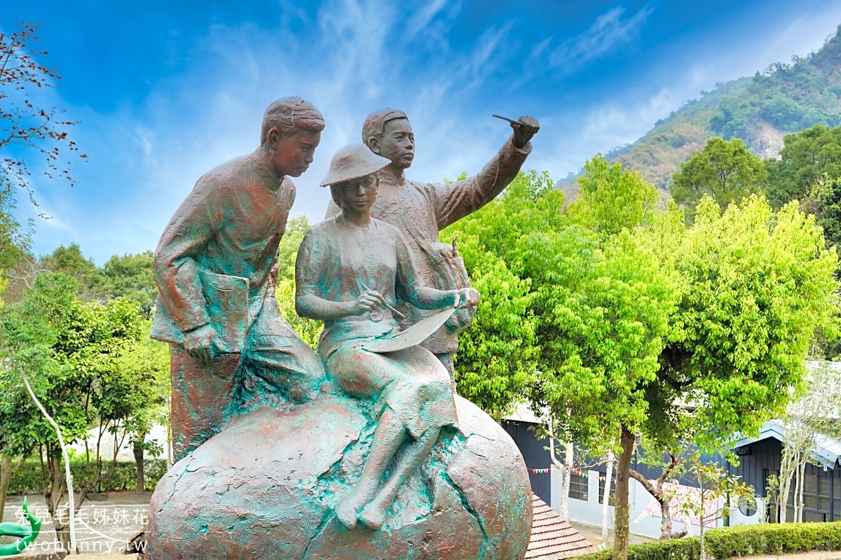 南投草屯景點》王英信美術館～藏身山林裡的森林雕塑園區，神好拍 IG 打卡新熱點 @兔兒毛毛姊妹花