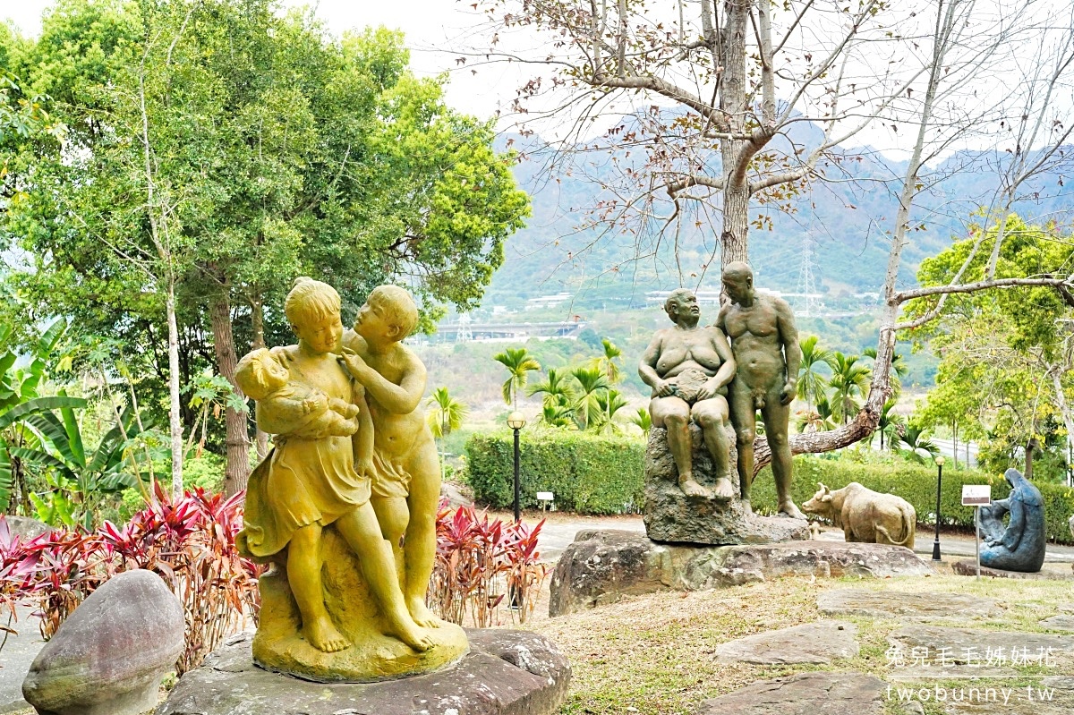 南投草屯景點》王英信美術館～藏身山林裡的森林雕塑園區，神好拍 IG 打卡新熱點 @兔兒毛毛姊妹花