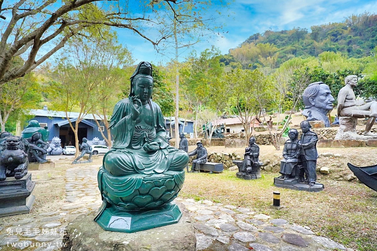 南投草屯景點》王英信美術館～藏身山林裡的森林雕塑園區，神好拍 IG 打卡新熱點 @兔兒毛毛姊妹花