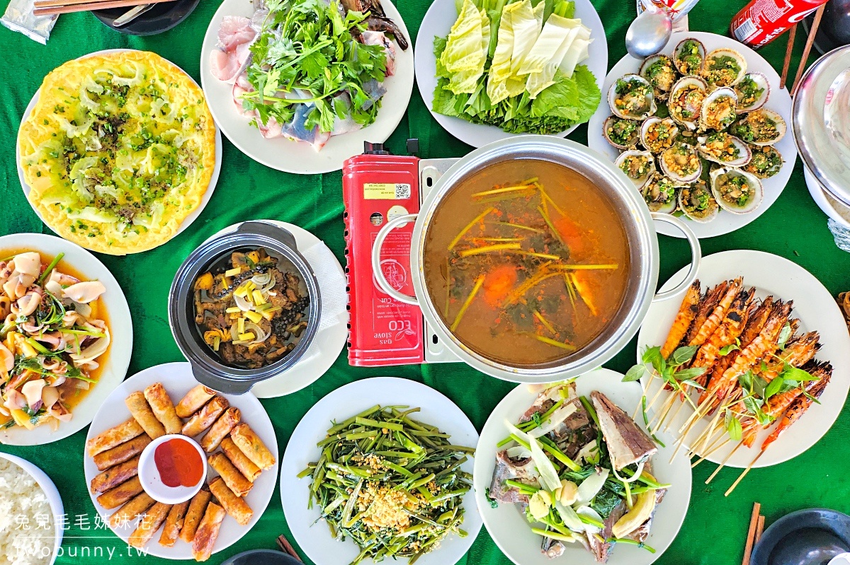 富國島美食 星星店 Con Sao Qu&aacute;n｜海星沙灘的海上屋海鮮餐廳，根本是網美餐廳 @兔兒毛毛姊妹花