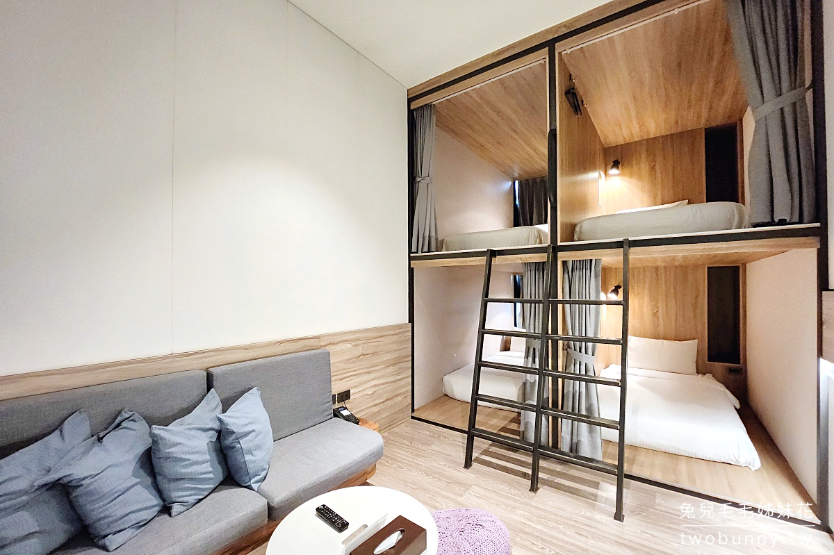 【探索私旅 Explore Hotel】台中逢甲住宿推薦！逢甲夜市走路5分鐘、免費停車＋航空主題設計旅店 @兔兒毛毛姊妹花