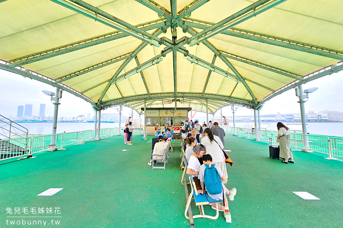 大阪環球影城到海遊館最速交通！船長線 Captain Line 10分鐘直達，持大阪周遊卡免費搭 @兔兒毛毛姊妹花
