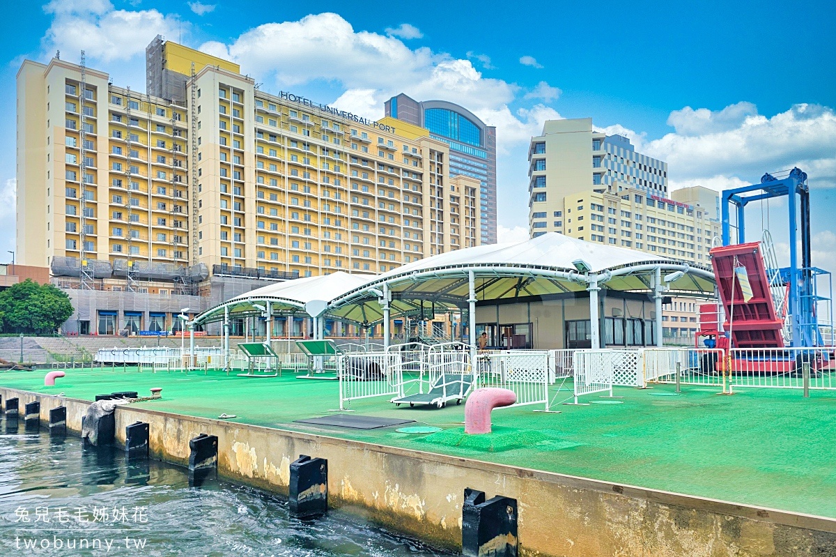 大阪環球影城到海遊館最速交通！船長線 Captain Line 10分鐘直達，持大阪周遊卡免費搭 @兔兒毛毛姊妹花