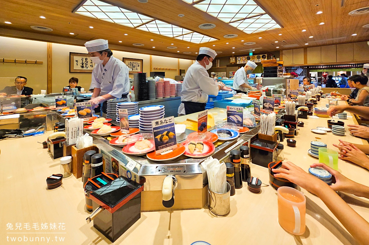 【迴轉壽司 むさし｜寿しのむさし｜武藏壽司】京都車站美食，平價迴轉壽司 @兔兒毛毛姊妹花