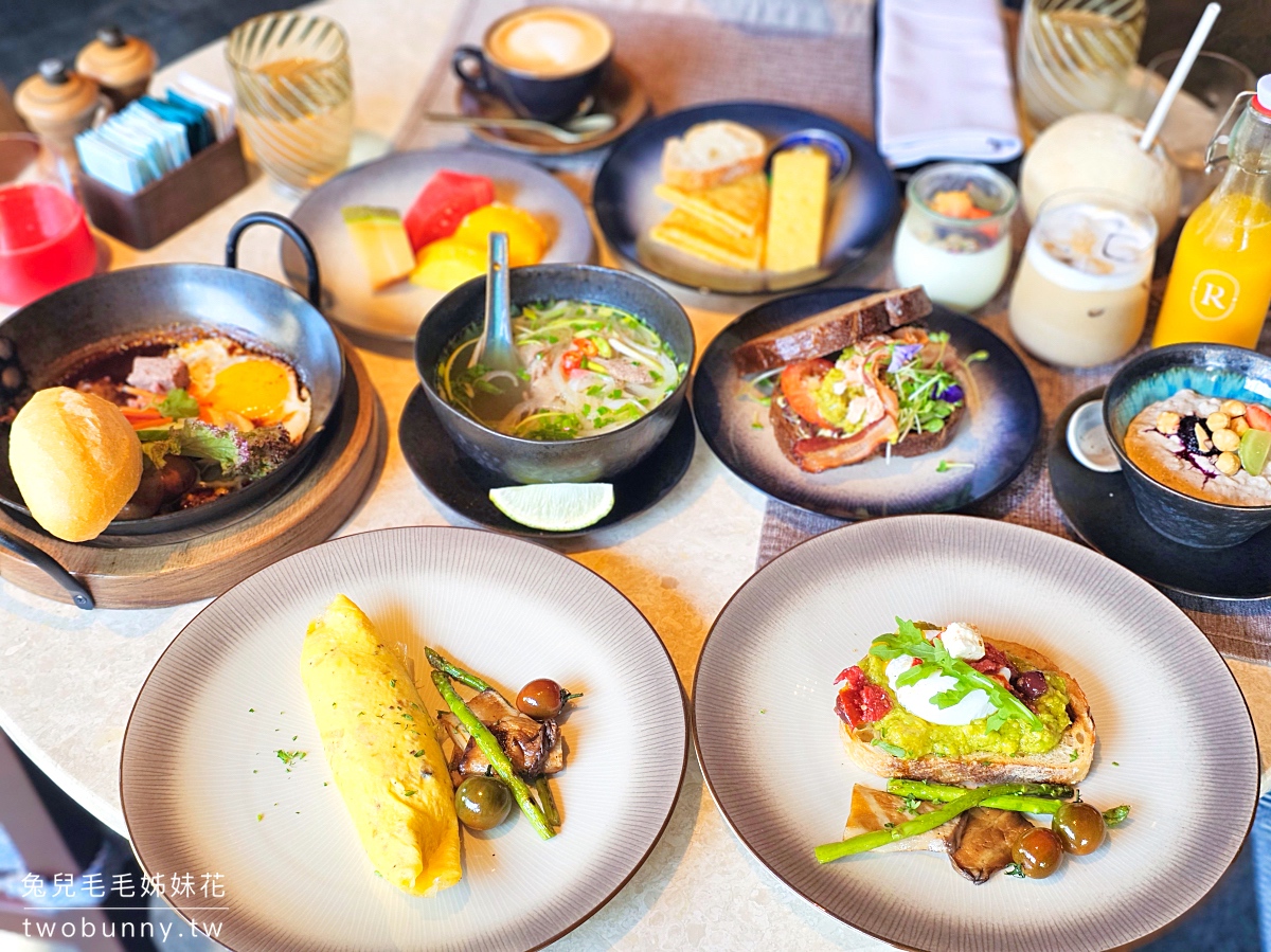 富國島美食【Rice Market】富國島麗晶酒店早餐一早就吃單點牛排，自助吧還超澎湃 @兔兒毛毛姊妹花