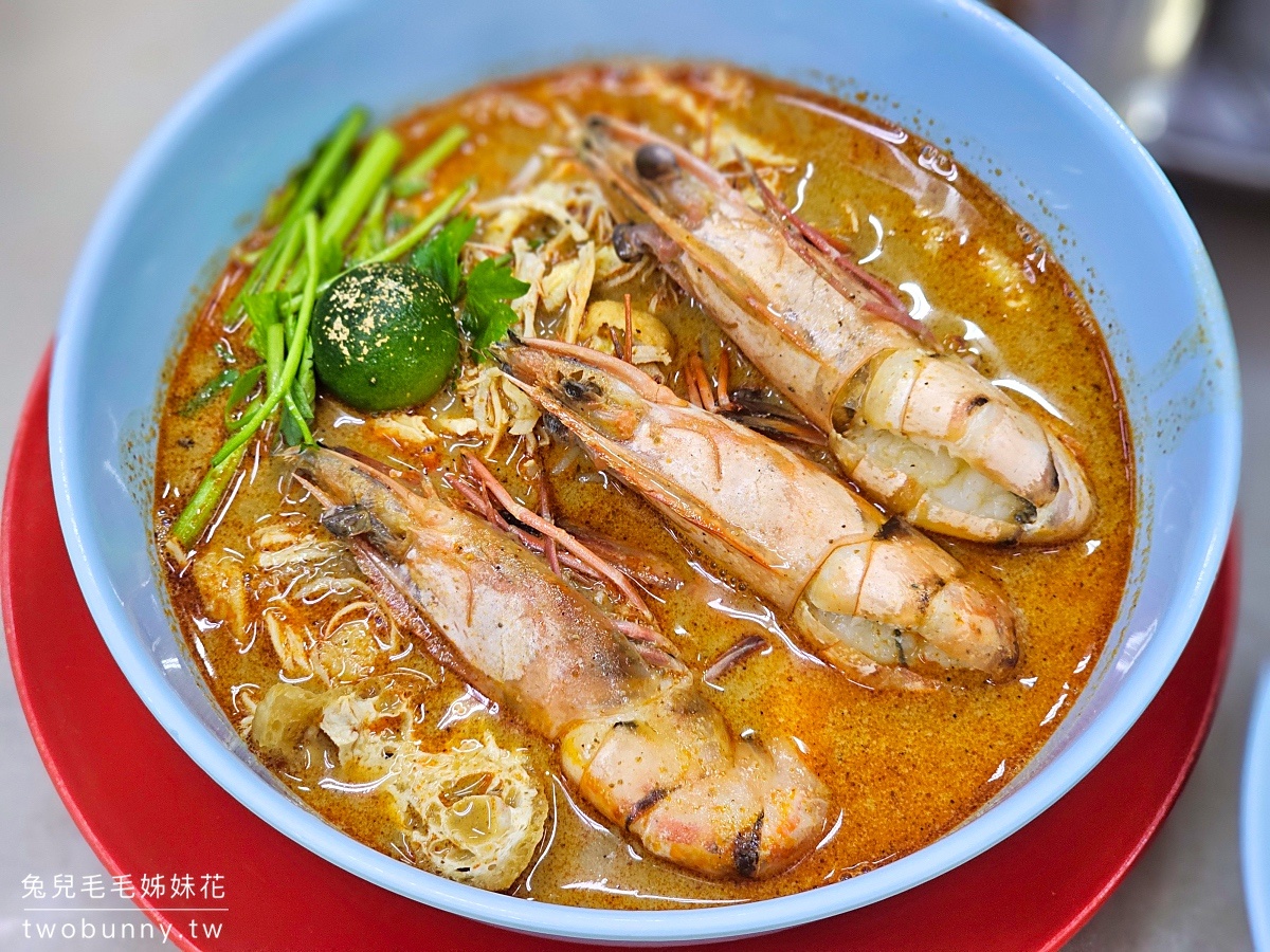沙巴美食【怡豐茶室】Kedai Kopi Yee Fung～亞庇加雅街必吃叻沙王，大推怡豐牛雜 @兔兒毛毛姊妹花
