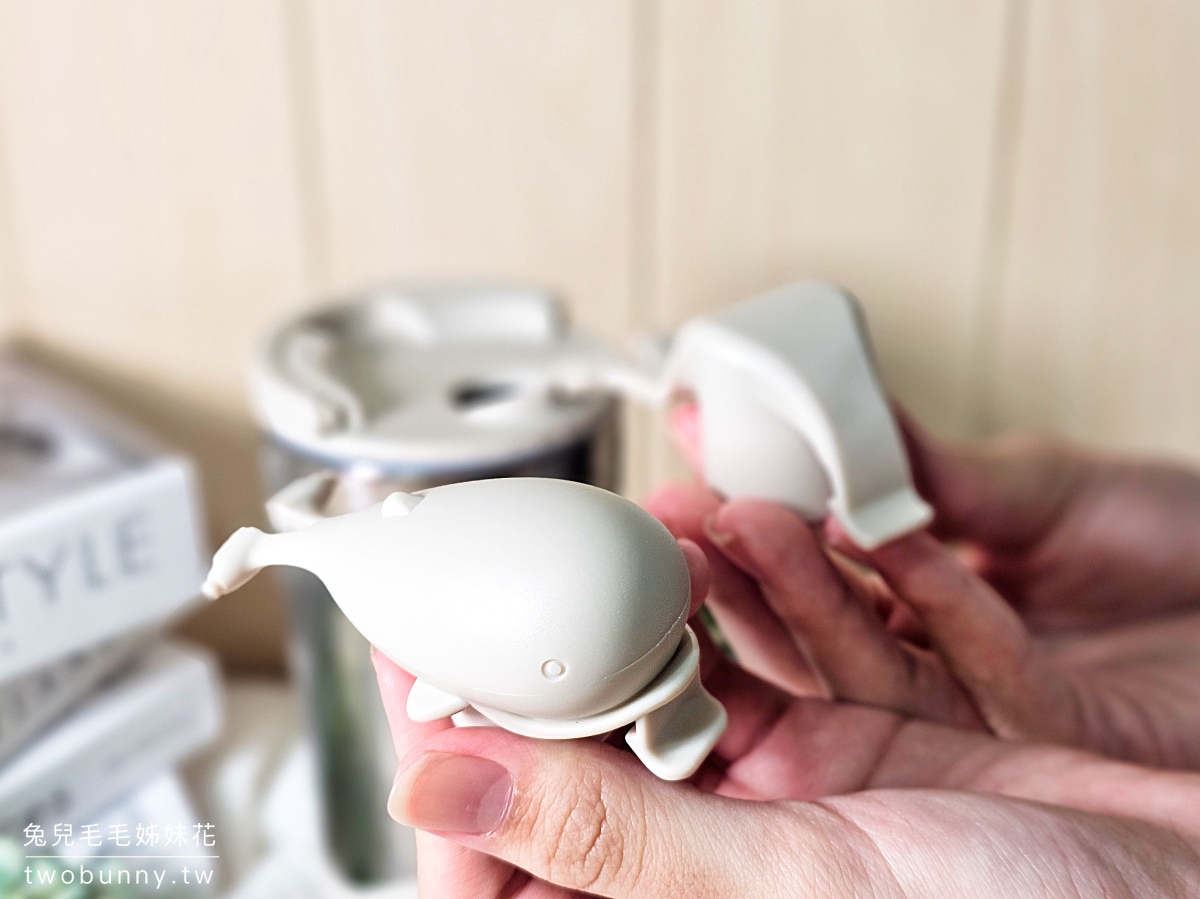 TiKOBO 鈦工坊純鈦鯨魚杯二代｜超輕大容量吸管保溫杯推薦，純鈦材質好清洗不卡味 @兔兒毛毛姊妹花