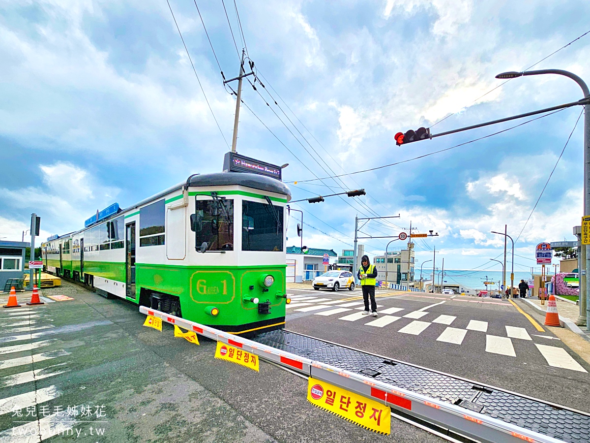 【釜山天空膠囊列車攻略】海雲台 Sky Capsule 乘車體驗、票價、路線與拍照亮點 @兔兒毛毛姊妹花
