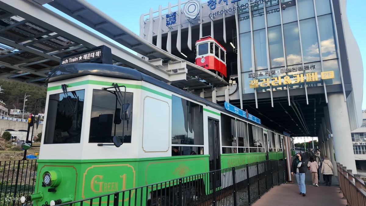【釜山天空膠囊列車攻略】海雲台 Sky Capsule 乘車體驗、票價、路線與拍照亮點 @兔兒毛毛姊妹花