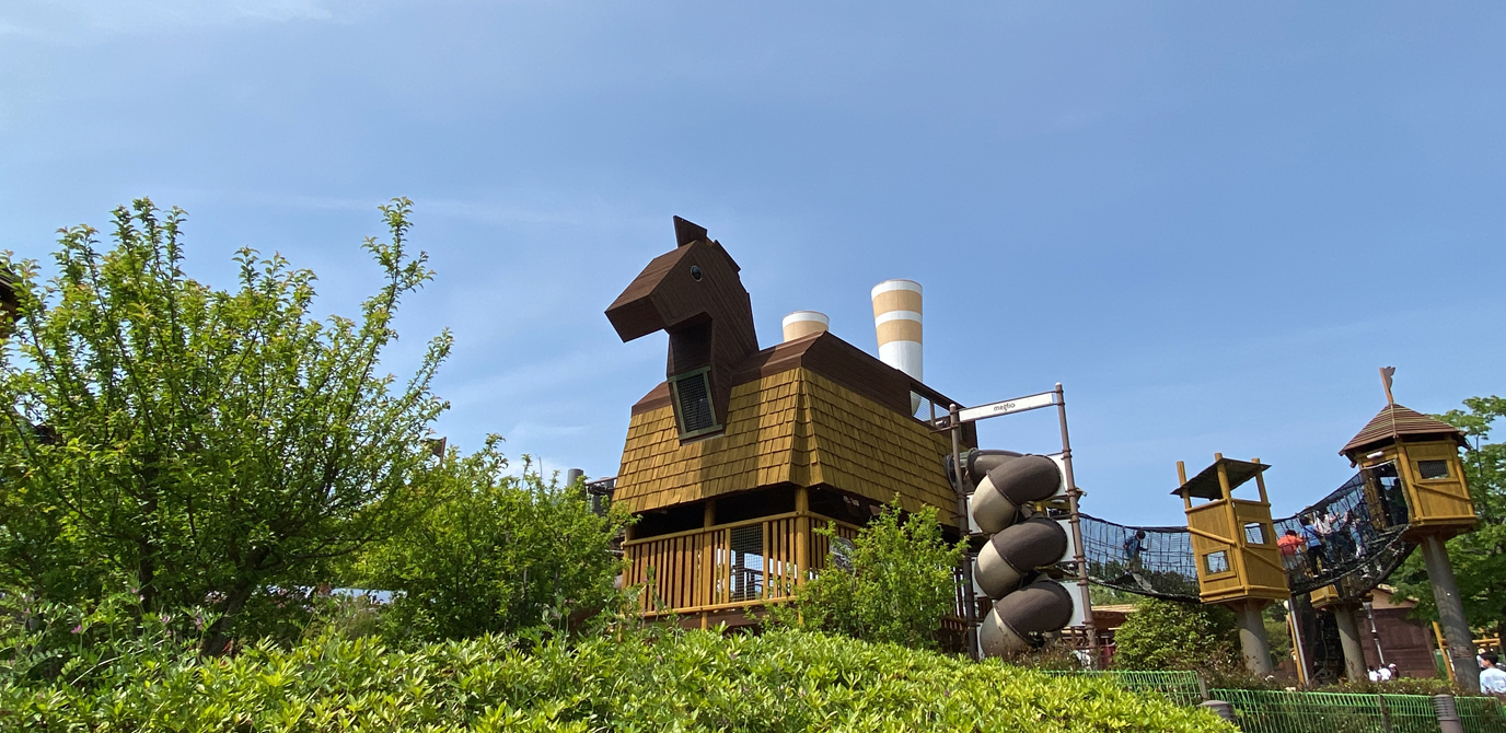 【金海伽倻主題公園】釜山親子景點推薦～22米高空腳踏車、飛天溜索太刺激！ @兔兒毛毛姊妹花