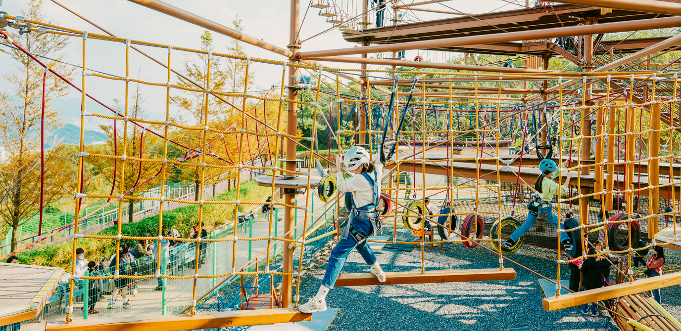 【金海伽倻主題公園】釜山親子景點推薦～22米高空腳踏車、飛天溜索太刺激！ @兔兒毛毛姊妹花