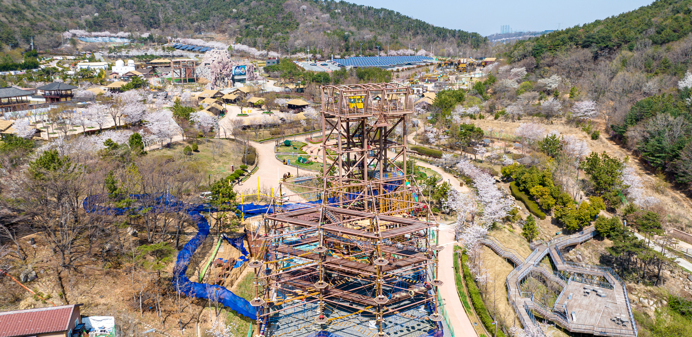 【金海伽倻主題公園】釜山親子景點推薦～22米高空腳踏車、飛天溜索太刺激！ @兔兒毛毛姊妹花