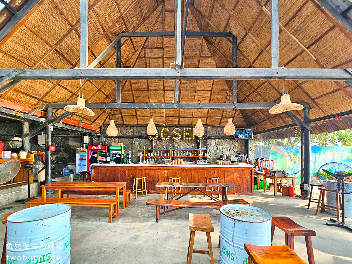 【OCSEN Beach Bar & Club】富國島最美沙灘酒吧！夕陽第一排、海景餐廳、打卡攻略 @兔兒毛毛姊妹花