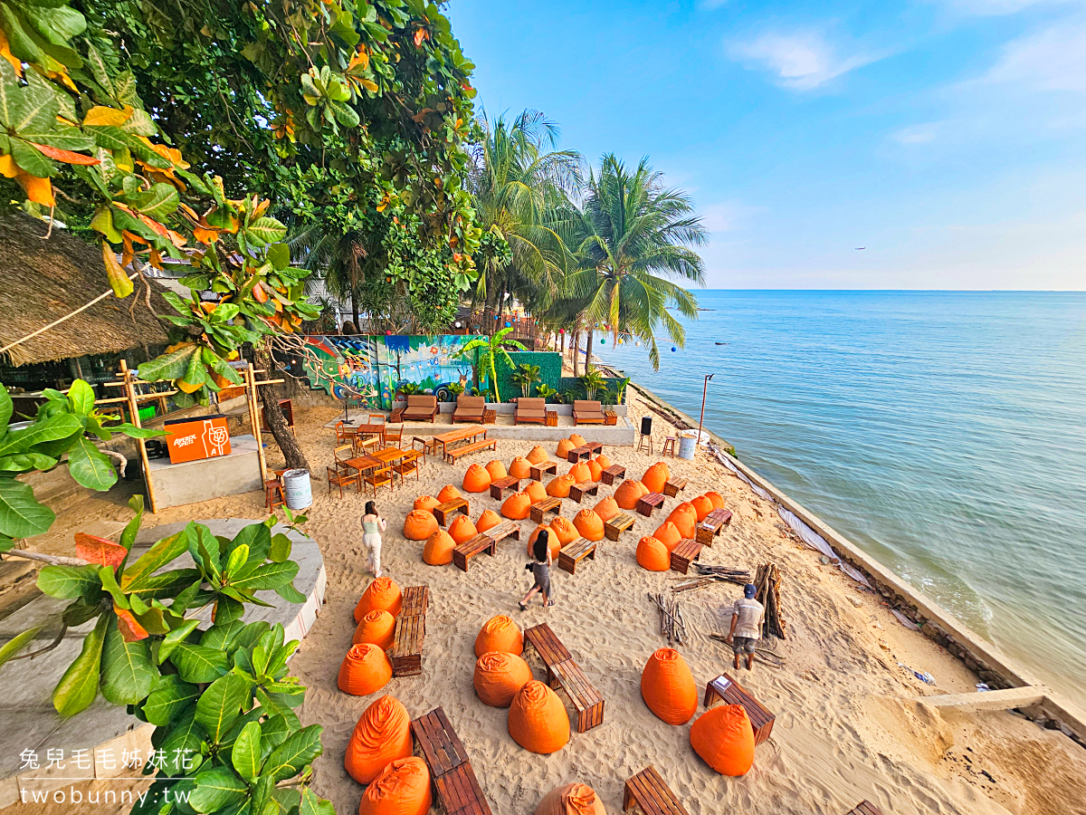 【OCSEN Beach Bar & Club】富國島最美沙灘酒吧！夕陽第一排、海景餐廳、打卡攻略 @兔兒毛毛姊妹花