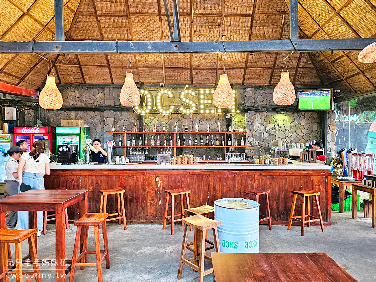 【OCSEN Beach Bar & Club】富國島最美沙灘酒吧！夕陽第一排、海景餐廳、打卡攻略 @兔兒毛毛姊妹花