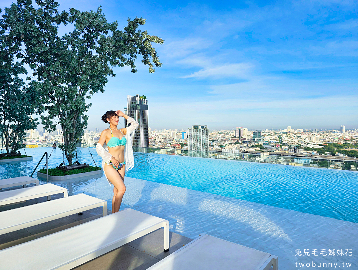 【帕亞泰易思廷大酒店 Eastin Grand Hotel Phayathai】曼谷住宿推薦｜機場快線直達、雙臥室套房、無邊際泳池 @兔兒毛毛姊妹花