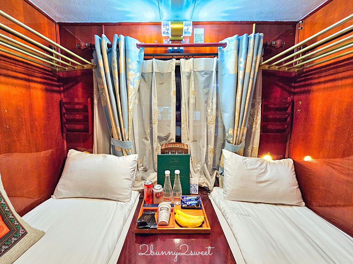 【VIC SAPA TRAIN】越南臥鋪火車開箱！河內到沙壩夜車交通、包廂設備＋搭乘攻略 @兔兒毛毛姊妹花
