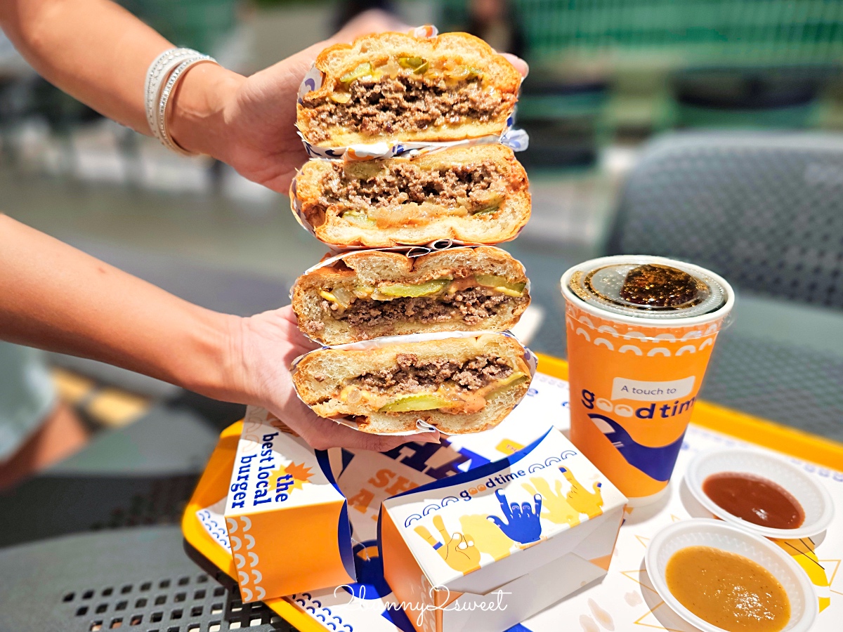 【河內美食】GoodTime Burger 漢堡專賣店開箱，Lotte Mall WestLake 必吃越南最好吃漢堡 @兔兒毛毛姊妹花