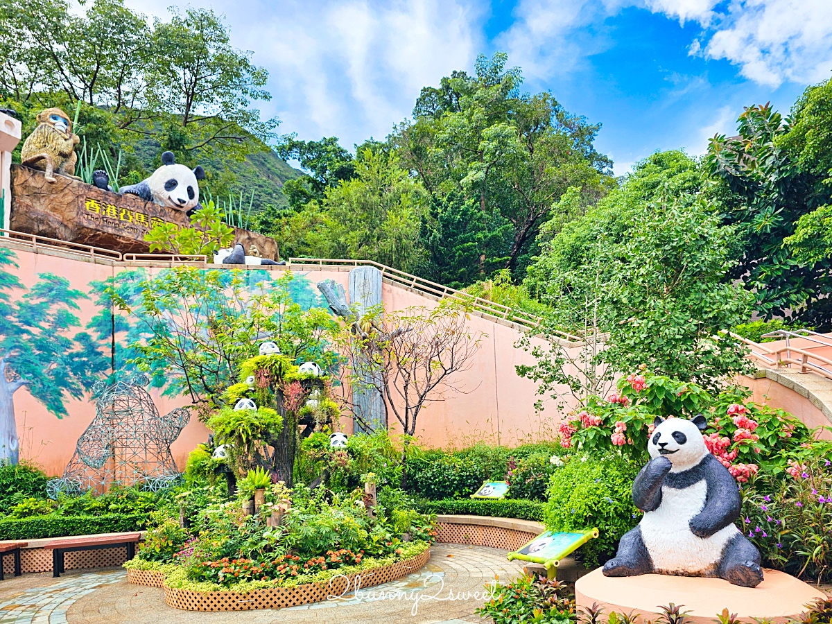 【香港海洋公園】香港親子景點推薦｜海洋列車、海景纜車、水族館、遊樂園一票玩到底 @兔兒毛毛姊妹花