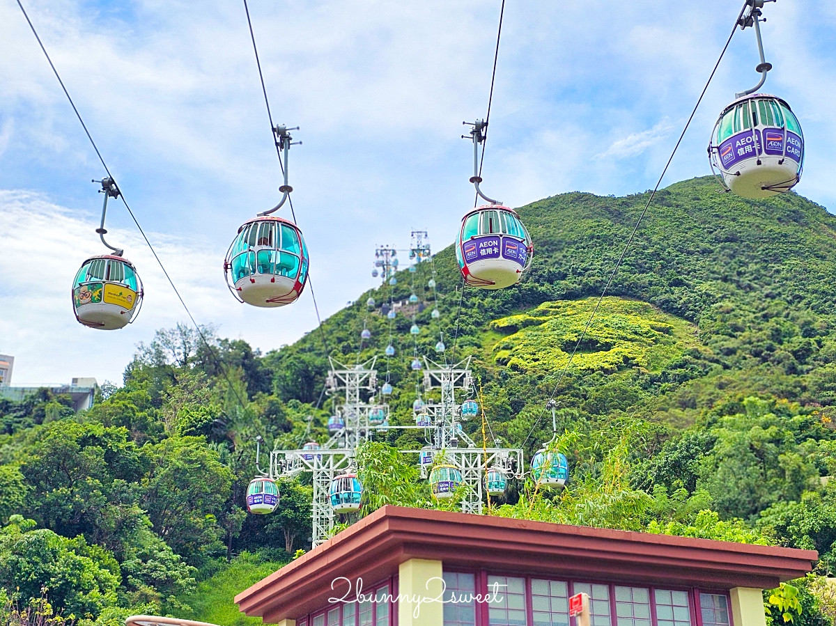 【香港海洋公園】香港親子景點推薦｜海洋列車、海景纜車、水族館、遊樂園一票玩到底 @兔兒毛毛姊妹花