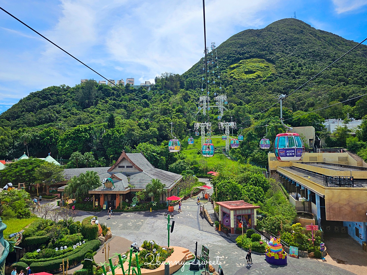 【香港海洋公園】香港親子景點推薦｜海洋列車、海景纜車、水族館、遊樂園一票玩到底 @兔兒毛毛姊妹花