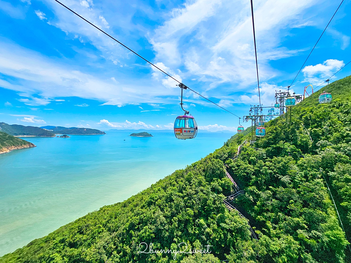 【香港海洋公園】香港親子景點推薦｜海洋列車、海景纜車、水族館、遊樂園一票玩到底 @兔兒毛毛姊妹花