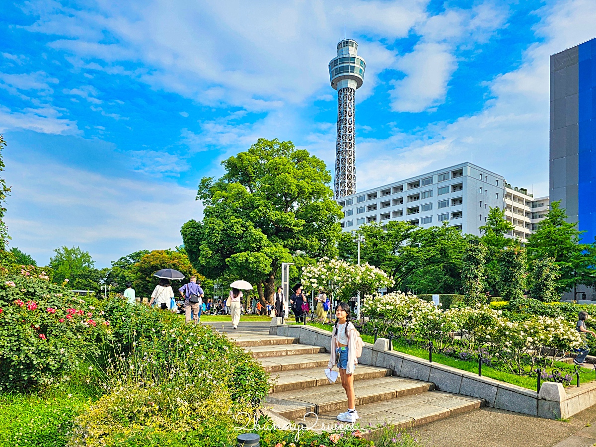 【橫濱海洋塔】橫濱景點推薦｜360度展望台、山下公園夜景、門票交通完整攻略 @兔兒毛毛姊妹花