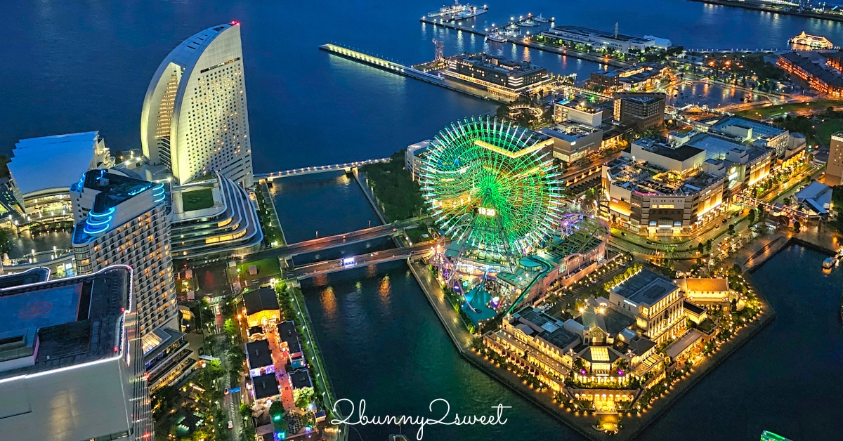 【橫濱地標大廈 Sky Garden】橫濱夜景推薦｜69樓觀景台、門票、交通、最佳觀賞時間攻略 @兔兒毛毛姊妹花