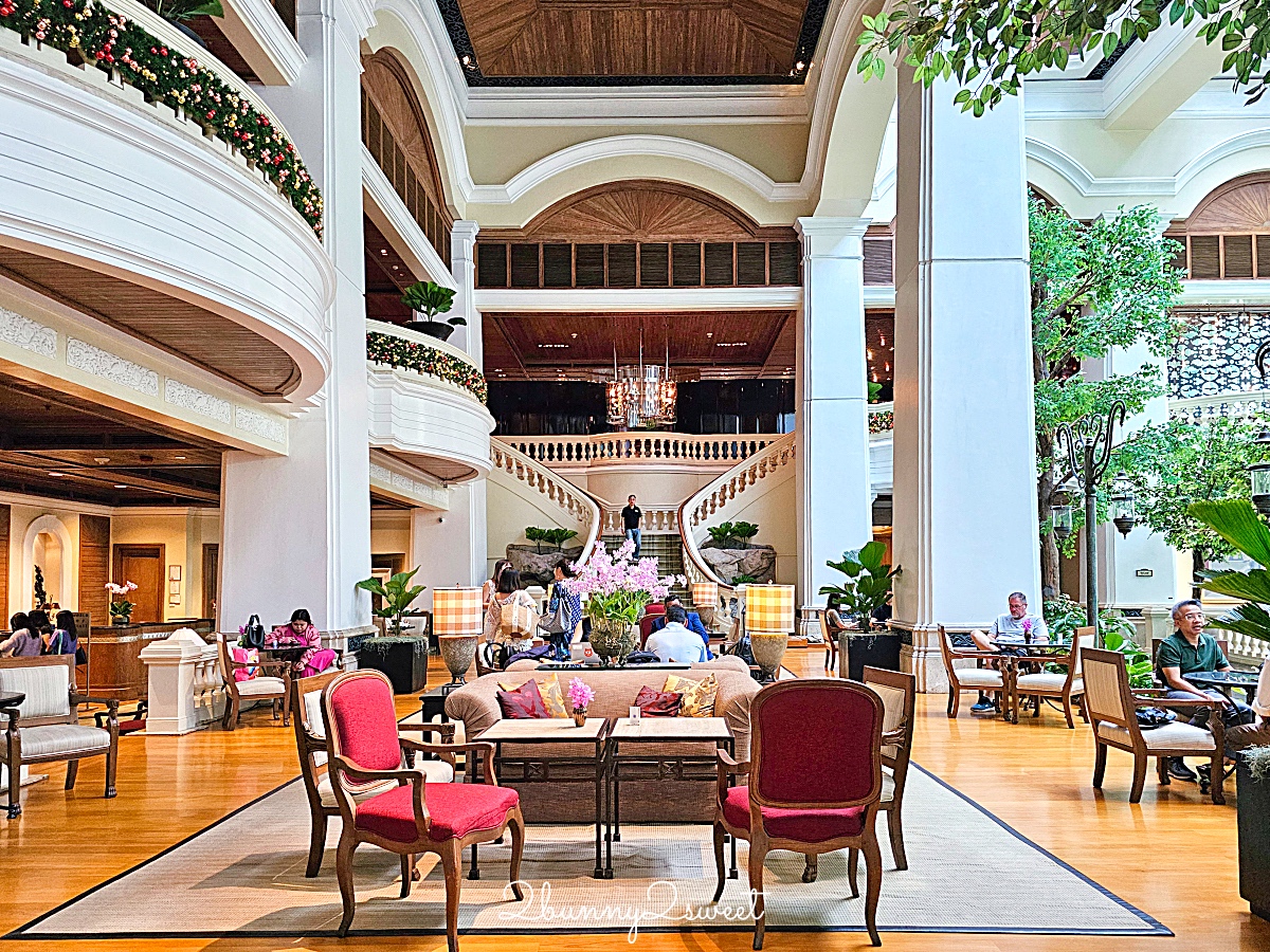 【Grand Hyatt Erawan Bangkok】曼谷住宿推薦！四面佛旁五星飯店、BTS奇隆站直達 @兔兒毛毛姊妹花