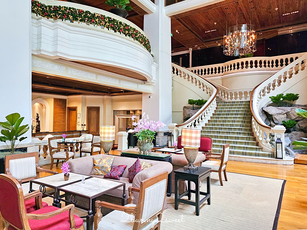 【Grand Hyatt Erawan Bangkok】曼谷住宿推薦！四面佛旁五星飯店、BTS奇隆站直達 @兔兒毛毛姊妹花