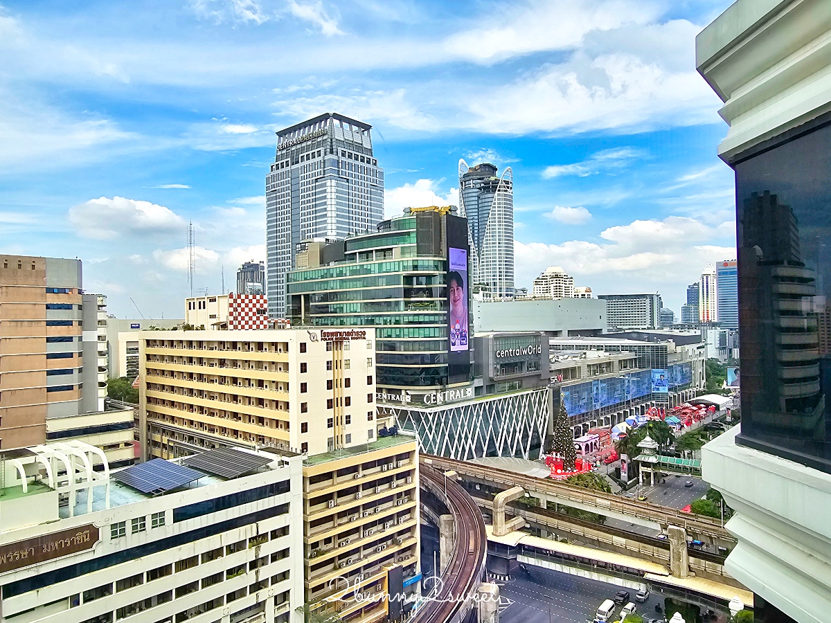 【Grand Hyatt Erawan Bangkok】曼谷住宿推薦！四面佛旁五星飯店、BTS奇隆站直達 @兔兒毛毛姊妹花