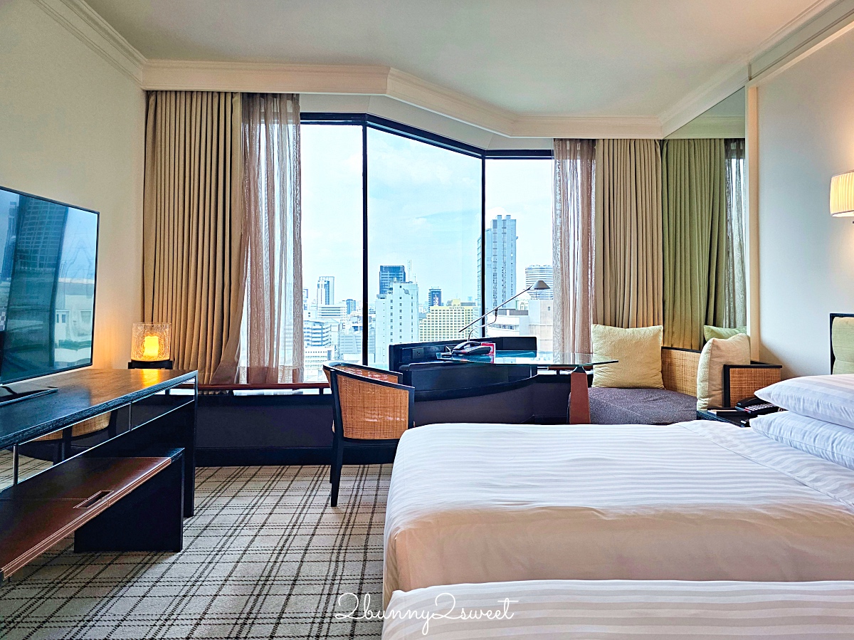 【Grand Hyatt Erawan Bangkok】曼谷住宿推薦！四面佛旁五星飯店、BTS奇隆站直達 @兔兒毛毛姊妹花