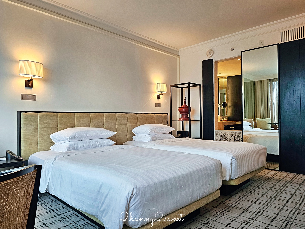 【Grand Hyatt Erawan Bangkok】曼谷住宿推薦！四面佛旁五星飯店、BTS奇隆站直達 @兔兒毛毛姊妹花