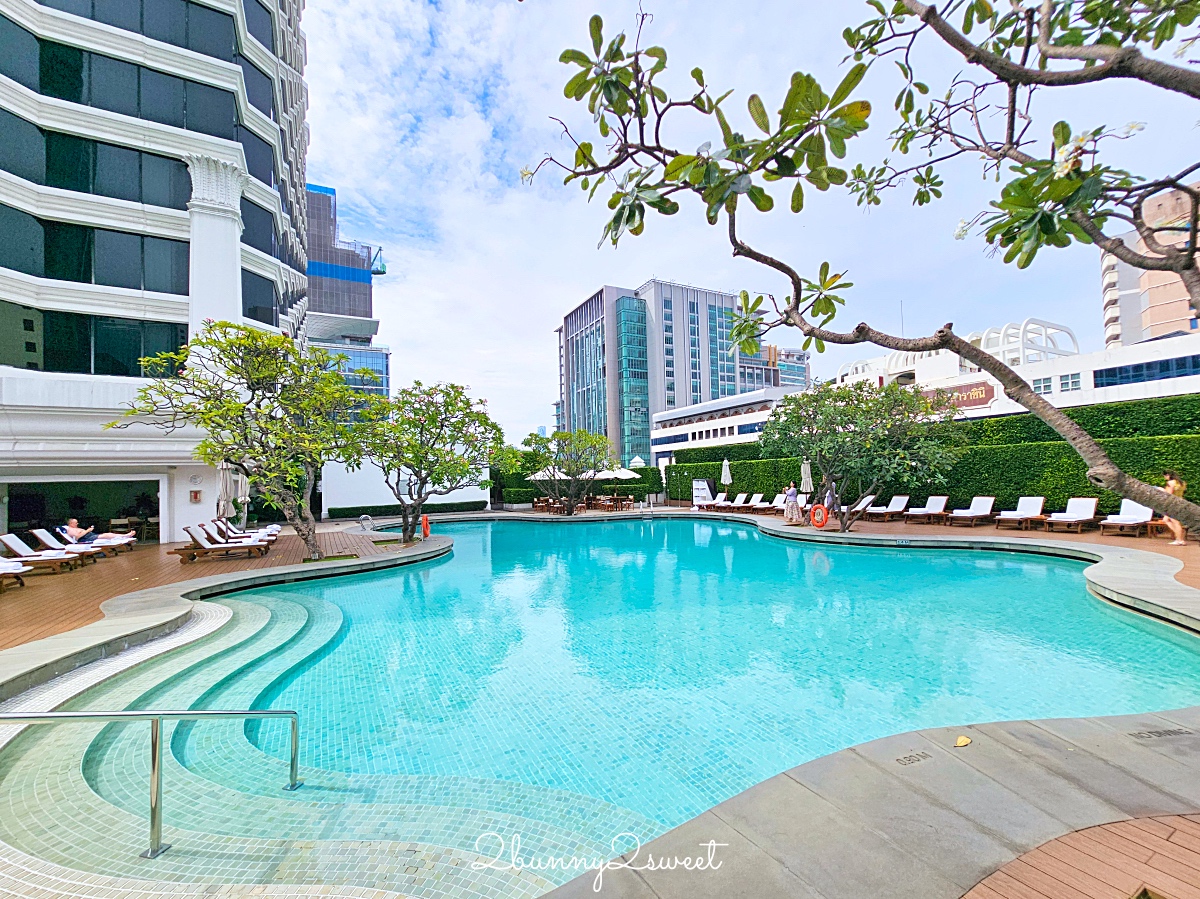 【Grand Hyatt Erawan Bangkok】曼谷住宿推薦！四面佛旁五星飯店、BTS奇隆站直達 @兔兒毛毛姊妹花