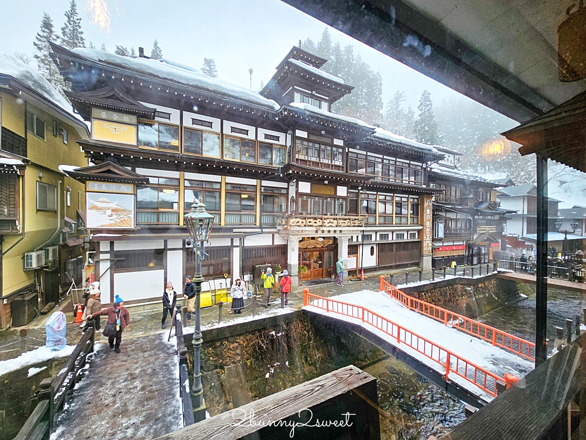 【布丁 酒茶房クリエ】銀山溫泉必訪復古風咖啡廳，擁有能登屋絕美窗景、招牌布丁必點 @兔兒毛毛姊妹花