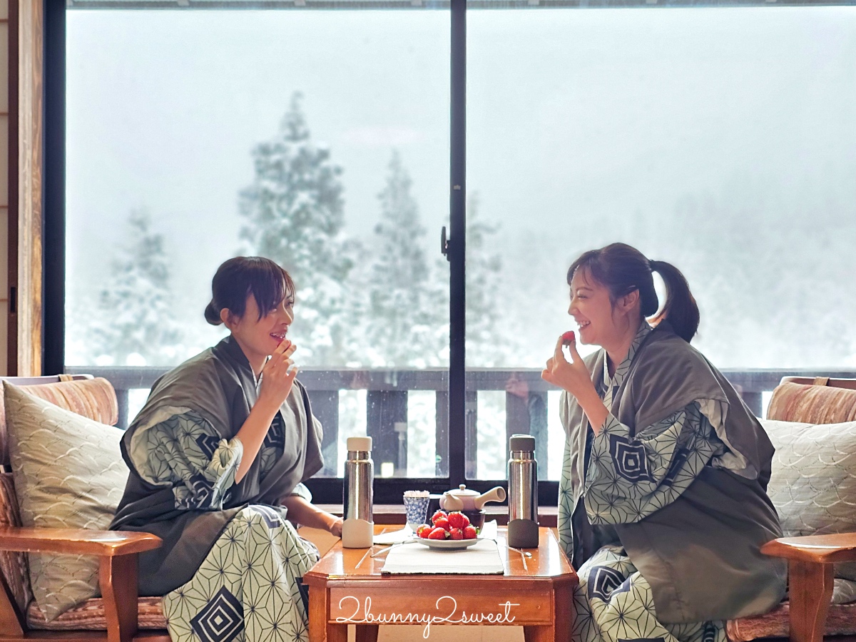 【滝と蕎麦の宿 瀧見舘】銀山溫泉住宿推薦｜一泊二食、露天溫泉、絕美山景旅館開箱 @兔兒毛毛姊妹花