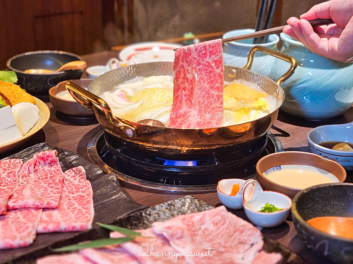 【桃山日本料理】台北喜來登春季鍋物盛宴｜A5和牛火鍋、菜單價格、善導寺美食推薦 @兔兒毛毛姊妹花