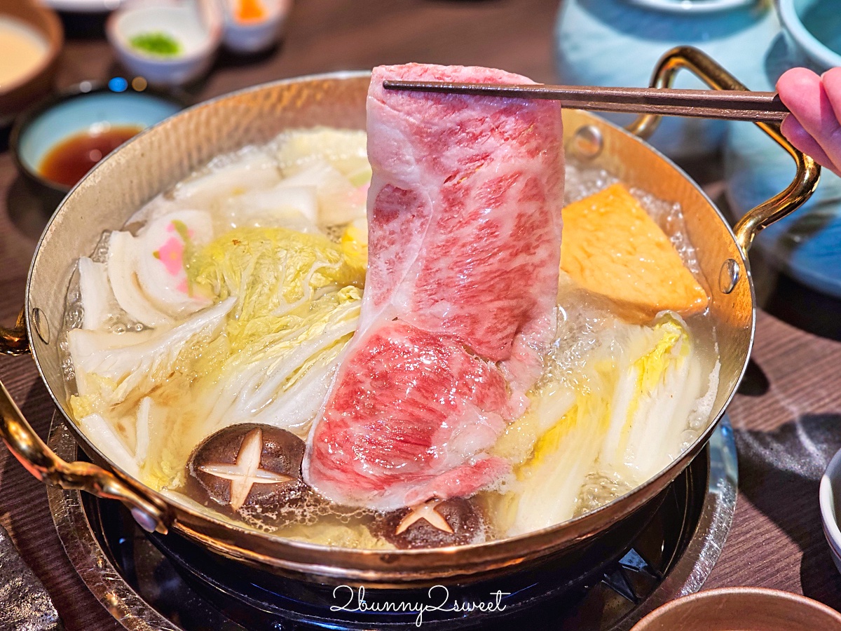 【桃山日本料理】台北喜來登春季鍋物盛宴｜A5和牛火鍋、菜單價格、善導寺美食推薦 @兔兒毛毛姊妹花