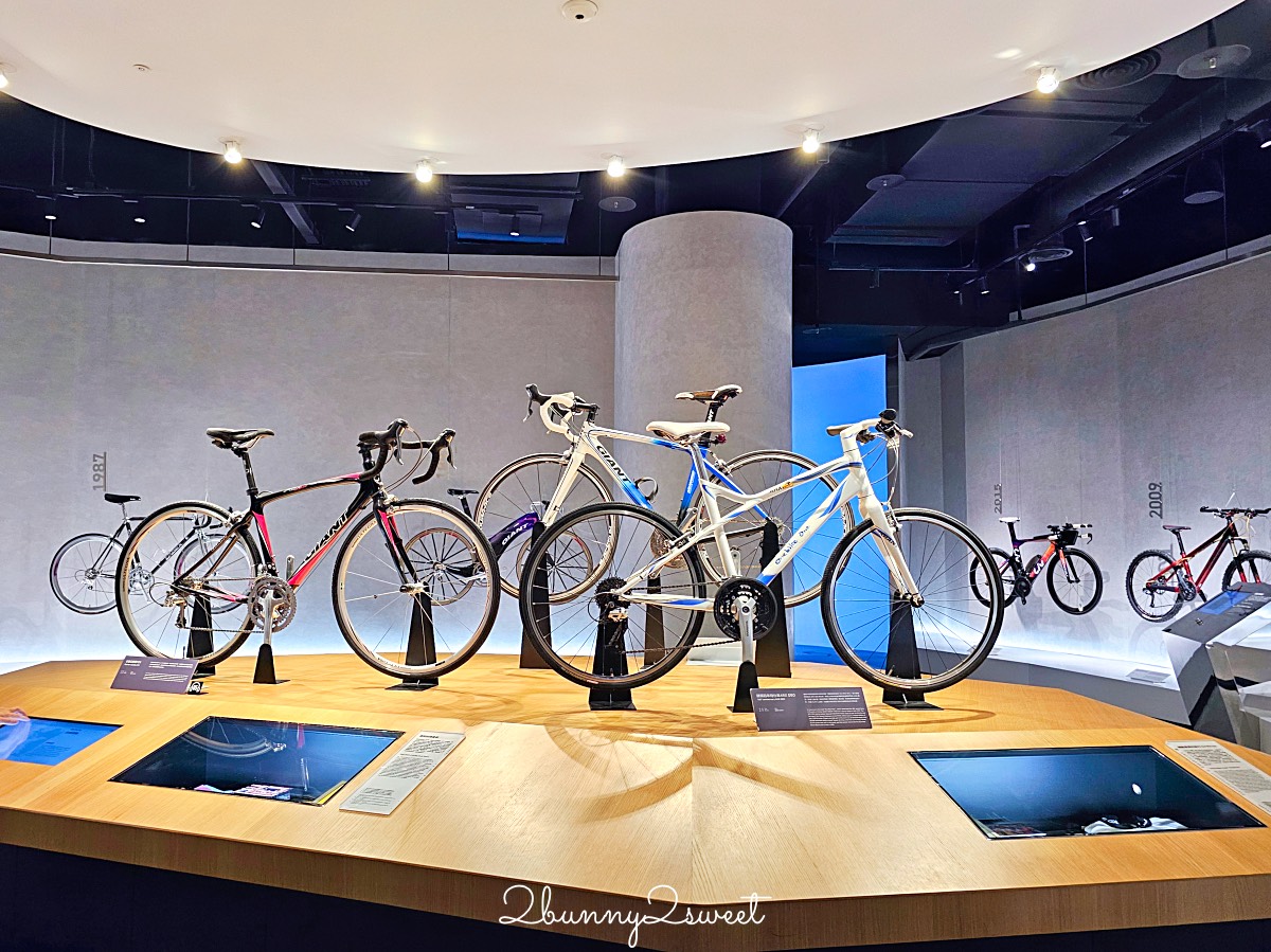 【自行車文化探索館】台中室內景點～捷安特腳踏車博物館必看展區、互動體驗與親子遊玩建議 @兔兒毛毛姊妹花
